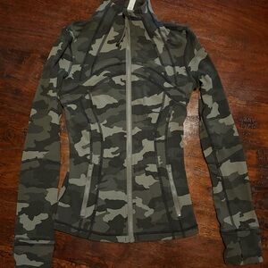 Lululemon Athletica Green Camouflage Utility Jacket